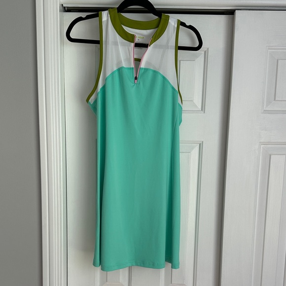 Tek Gear Sleeveless Mint and White Dress - Picture 1 of 2